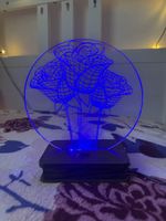 3D Rose LED Lampe