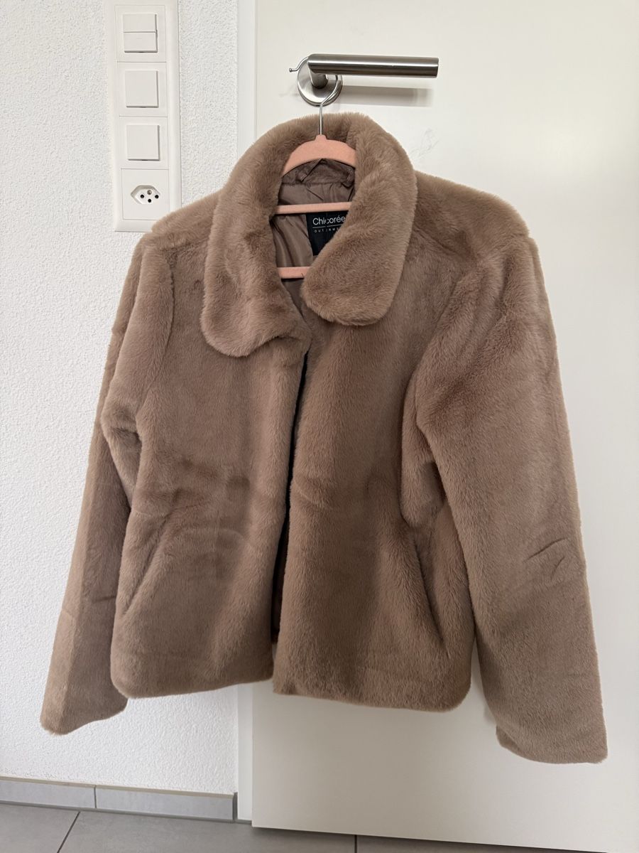 Giacche: Braune Kunstfell Jacke, Grösse M – Nuovo e nell'imballaggio originale da Lütisburg venduto da Patty_fer
