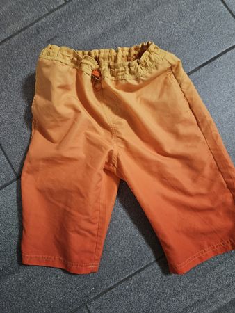 Badehose orange/gelb Farbverlauf Grösse 140 guter Zustand