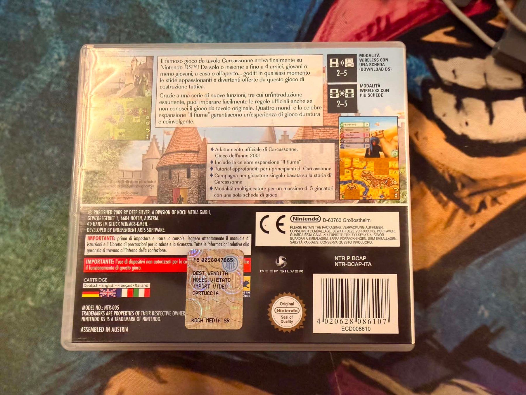 Nintendo Giochi: Carcassonne Nintendo DS – Usato da Giubiasco venduto da Ticinerd 1