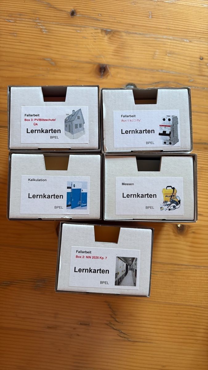 Altro materiale scolastico: Elektroprojektleiter Installation & Sicherheit Lernkarten – Nuovo (secondo la descrizione) da Obermumpf venduto da moglipedro