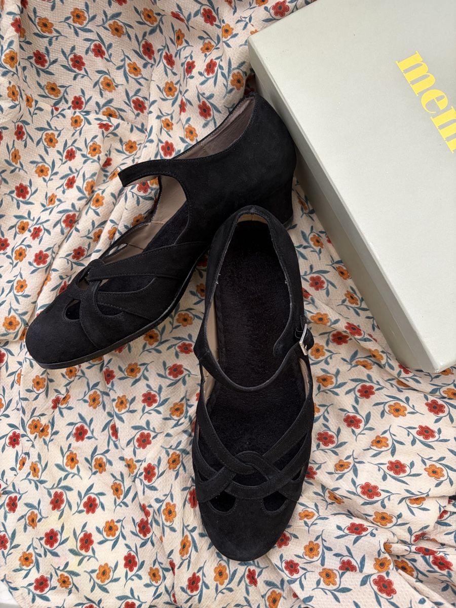 Damenschuhe: 1940s style suede heels Memery – Gebraucht aus Lausanne von sib_vl8n 1