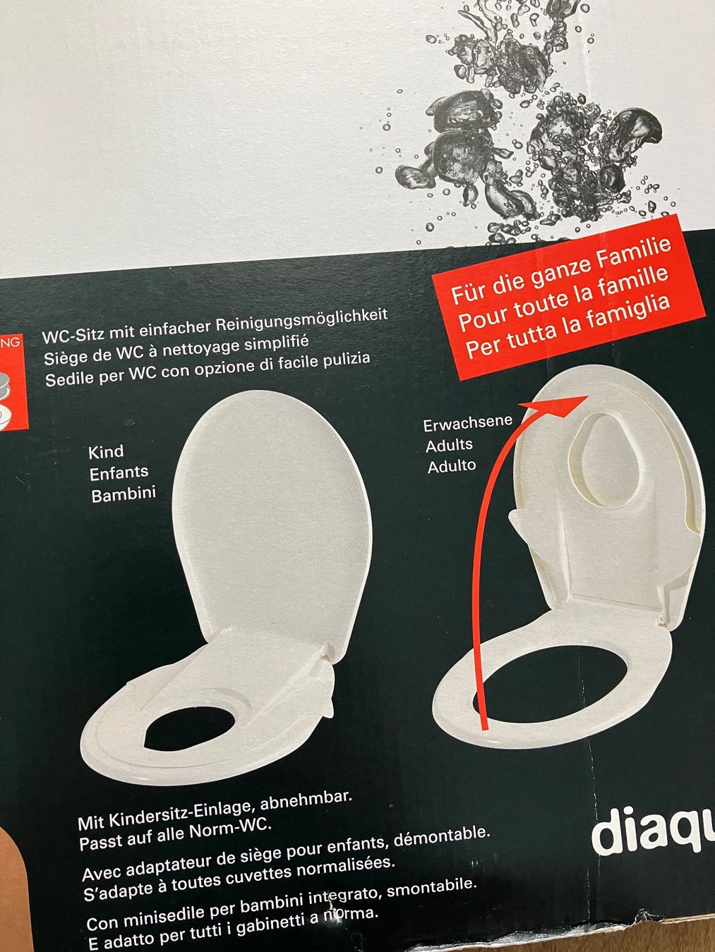 WC: Diaqua kid WC toilet seat – Gebraucht aus Brugg AG von Magna3 1