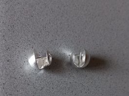 2 Creolen Silberohrstecker 925, 4,7g
