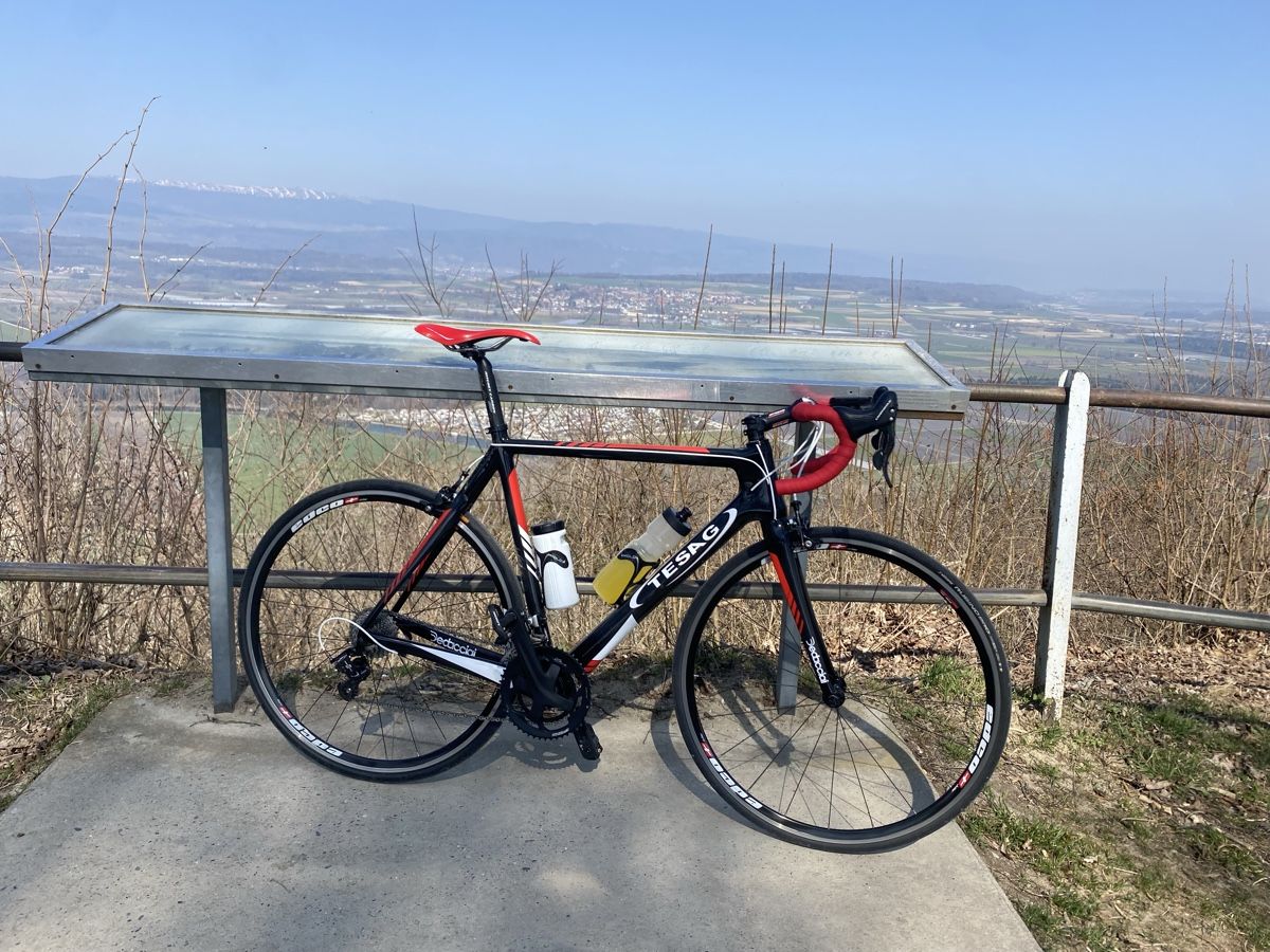 Velos: Vélo de route Tesag dedaccai carbone 58cm – Gebraucht aus Estavayer-le-Lac von Shampou46