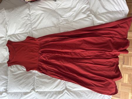 Robe d'été Tommy Hilfiger rouge taille L - occasion, parfait