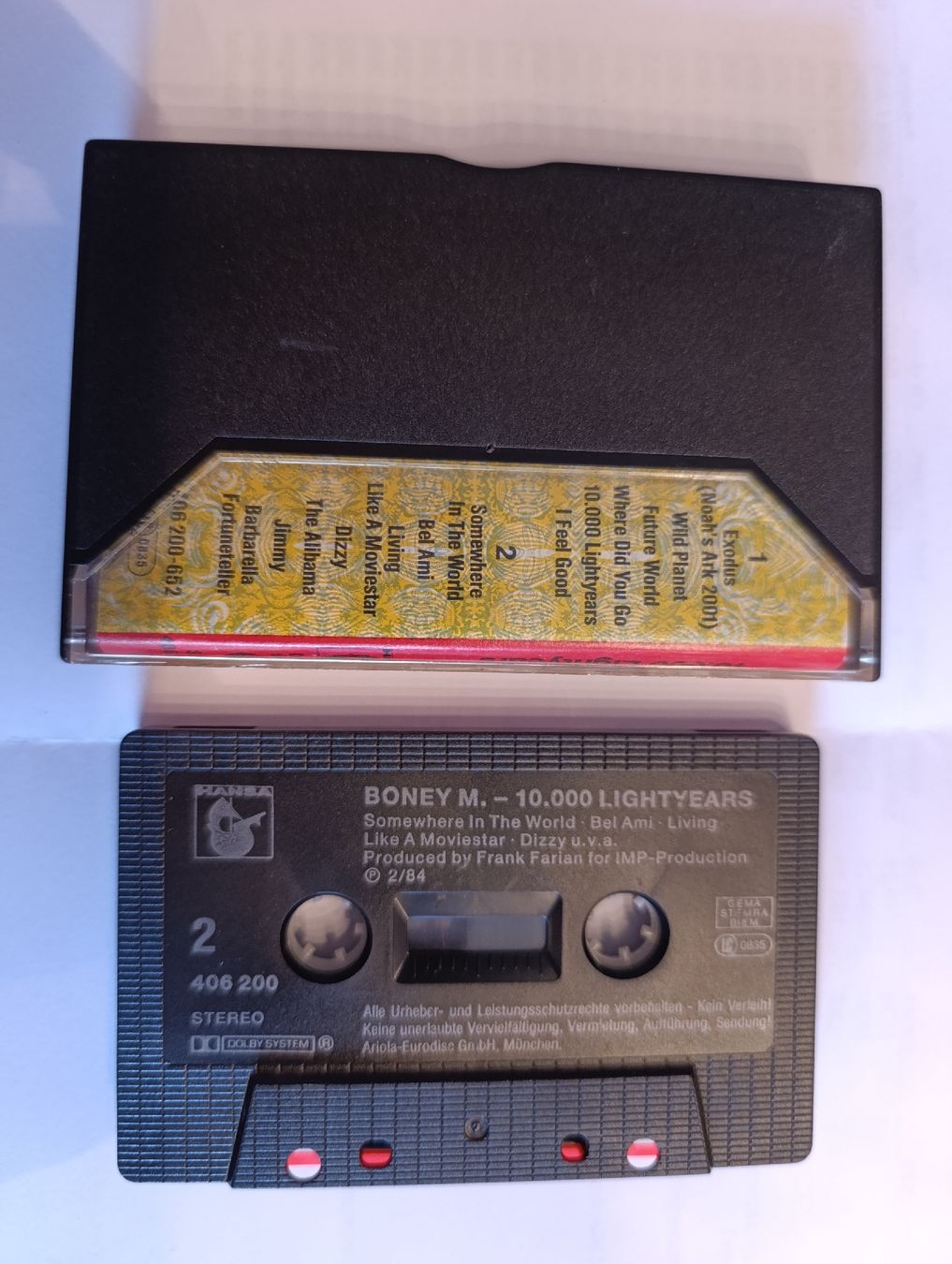 Musicassette: Boney M. - 10.000 Lightyears K7 – Usato da Sierre venduto da Carlostripa 1