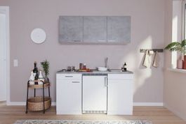 264 Singleküche Küchenzeile 150cm W/BE - Küche Einbauküche