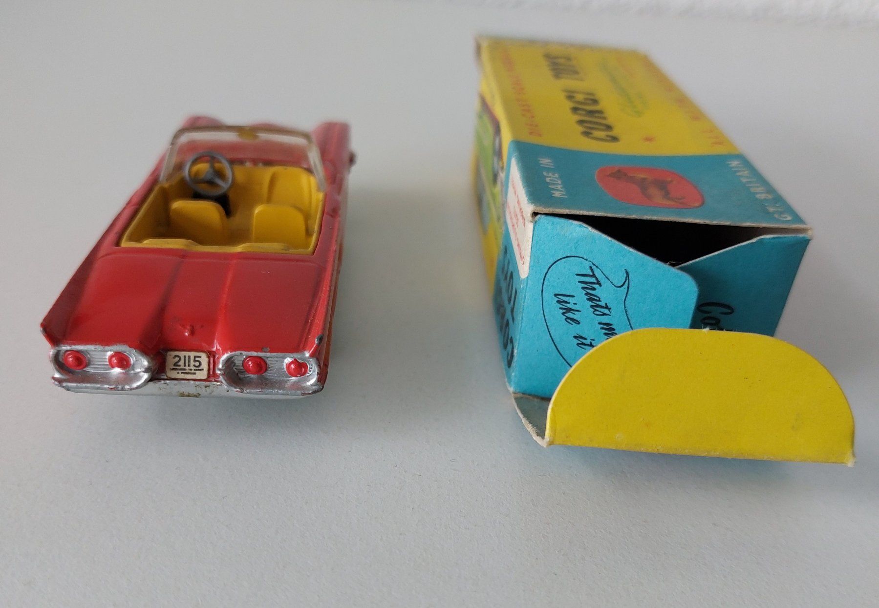Corgi Toys Modellini d'auto: Corgi Toys 214S Ford Thunderbird  mit Original Box – Usato da Schenkon venduto da Elbarto007 3