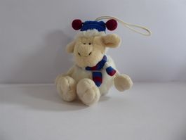 Lustiges Plüsch Schaf, 15,0cm, neuwertig