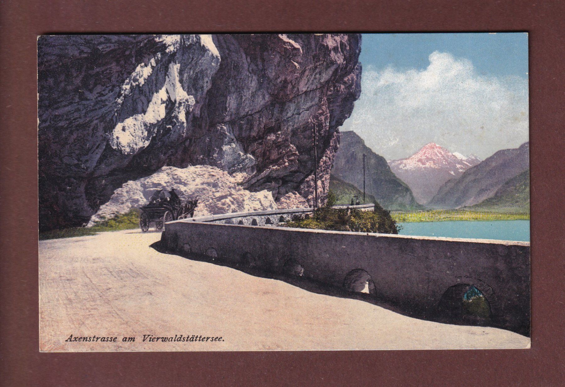 Cartoline postali: AXENSTRASSE - 1917 – Usato da Pully venduto da nicecards-shop