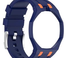 Bracelet silicone bleu/rouge pour Royal Pop Orenji Hachi