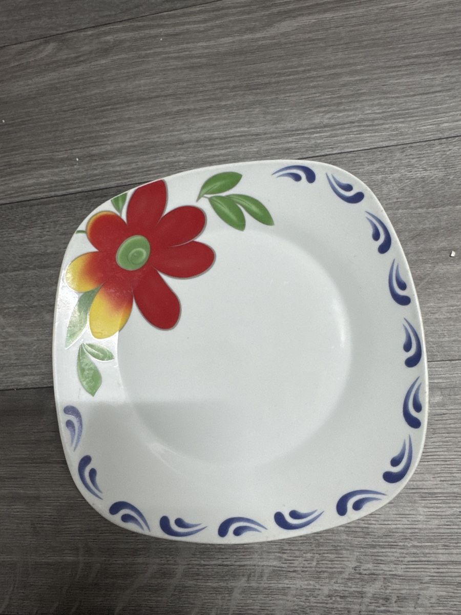 Piatti: 3 schöne Teller mit Blumenmuster – Usato da Elsau venduto da shoppa2 1