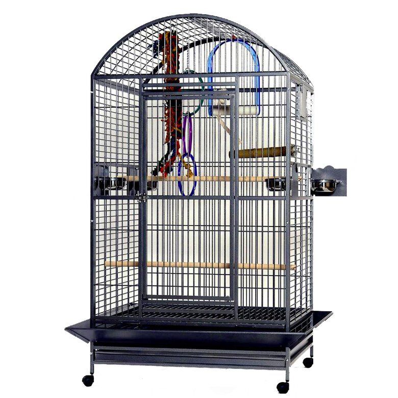 Cages, transport & sécurité: Cage Castle Perroquet - Bol compris – D'occasion à Delémont par Cardazam 1
