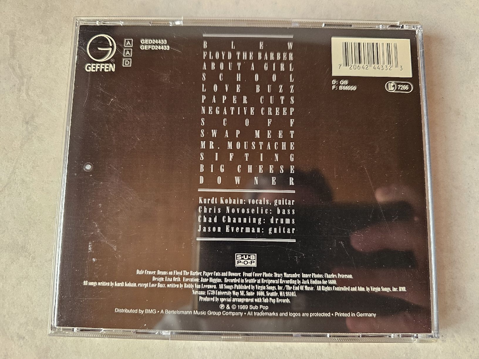 CDs: Nirvana  -  Bleach – Gebraucht aus Schneisingen von backstore24 1