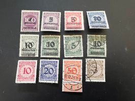 D.Reich 1923  Lot gest.  (5248)