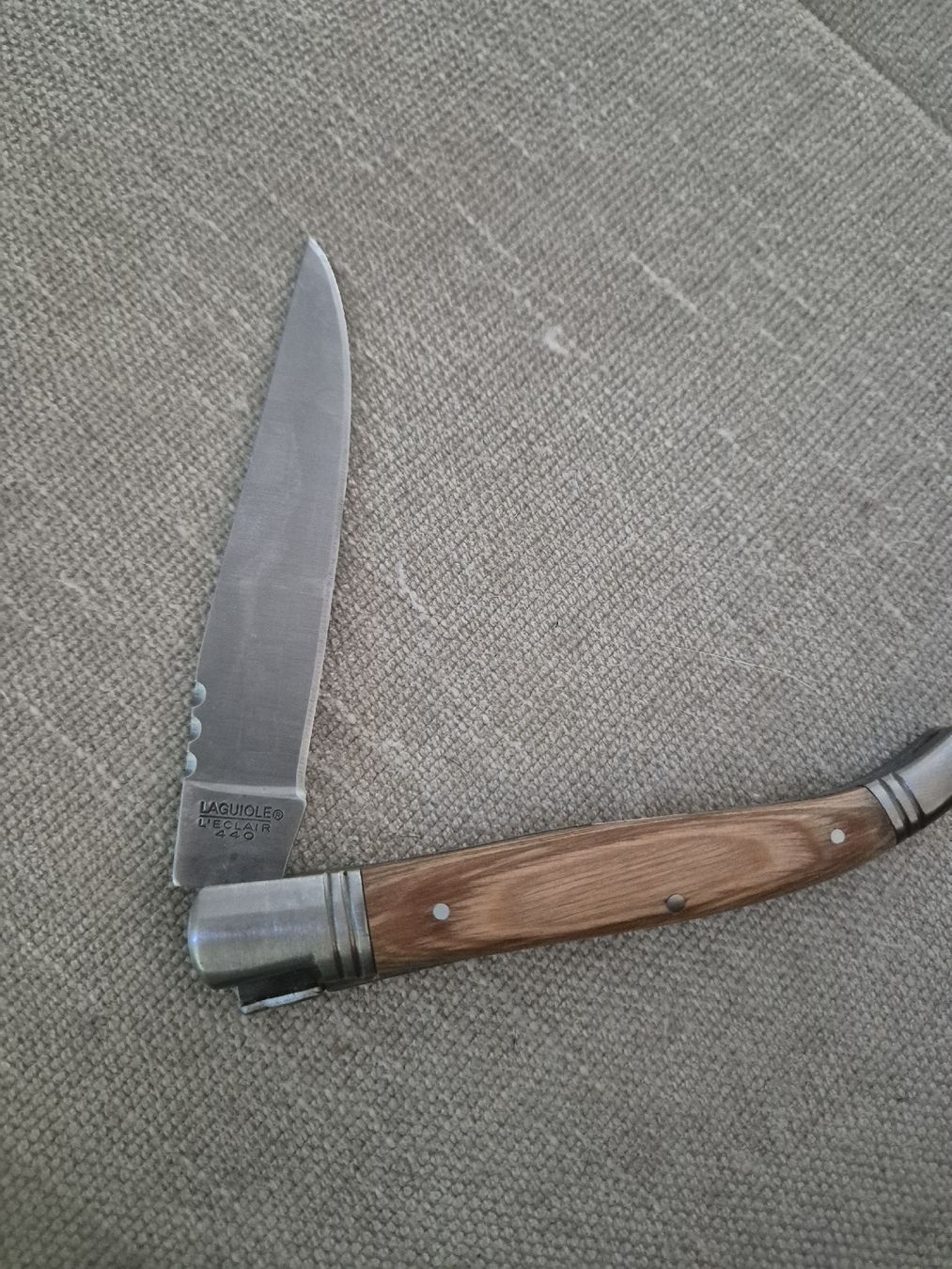 Laguiole Taschenmesser: Laguiole Taschenmesser Holzgriff  – Neu (gemäss Beschreibung) aus Binningen von rom_9ls7 1