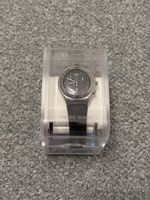 Swatch Chronograph Uhr Schwarz Lederband "SWISS MADE"