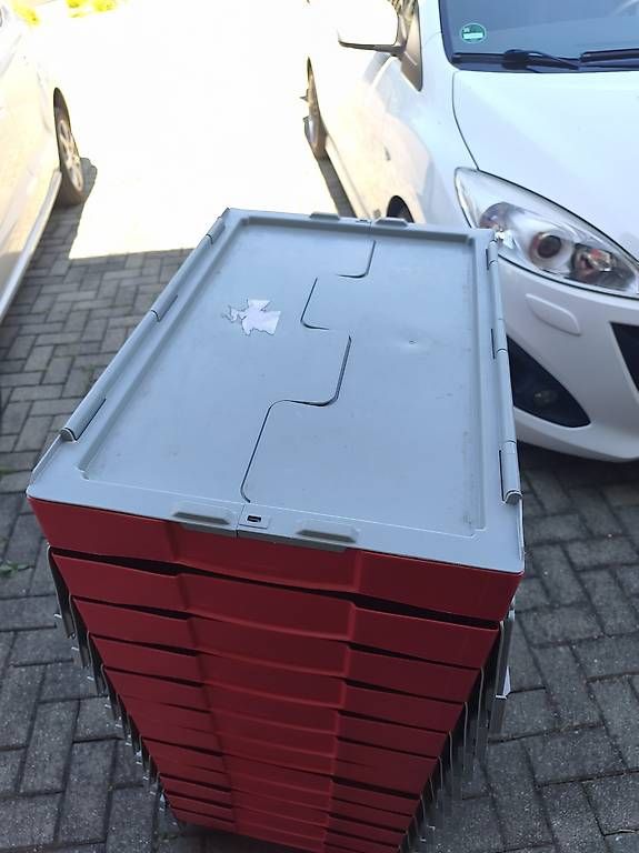 Casse di trasporto: 12Stk Robuste Kunststoffboxen Kisten – Usato da Schweizersholz venduto da Toni2000 2