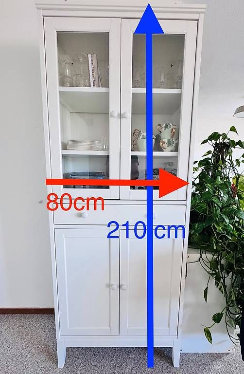 Vetrine: Hochschrank Vitrine mit Glas – Usato da Zürich venduto da Zebiglebowski 1