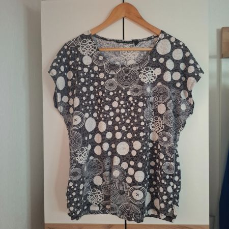 Damen Kurzarmshirt, bunt, Gr. L