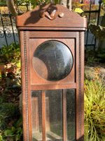Jugendstil Uhrgehäuse, Vitrine antik Artdeco Holz