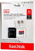 SanDisk MicroSD 32GB Ultra mit SD-Adapter *portofrei*