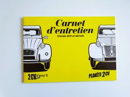 Citroën 2 Cv Carnet d'entretien, Planète 2 CV, 2 Cv Xpert