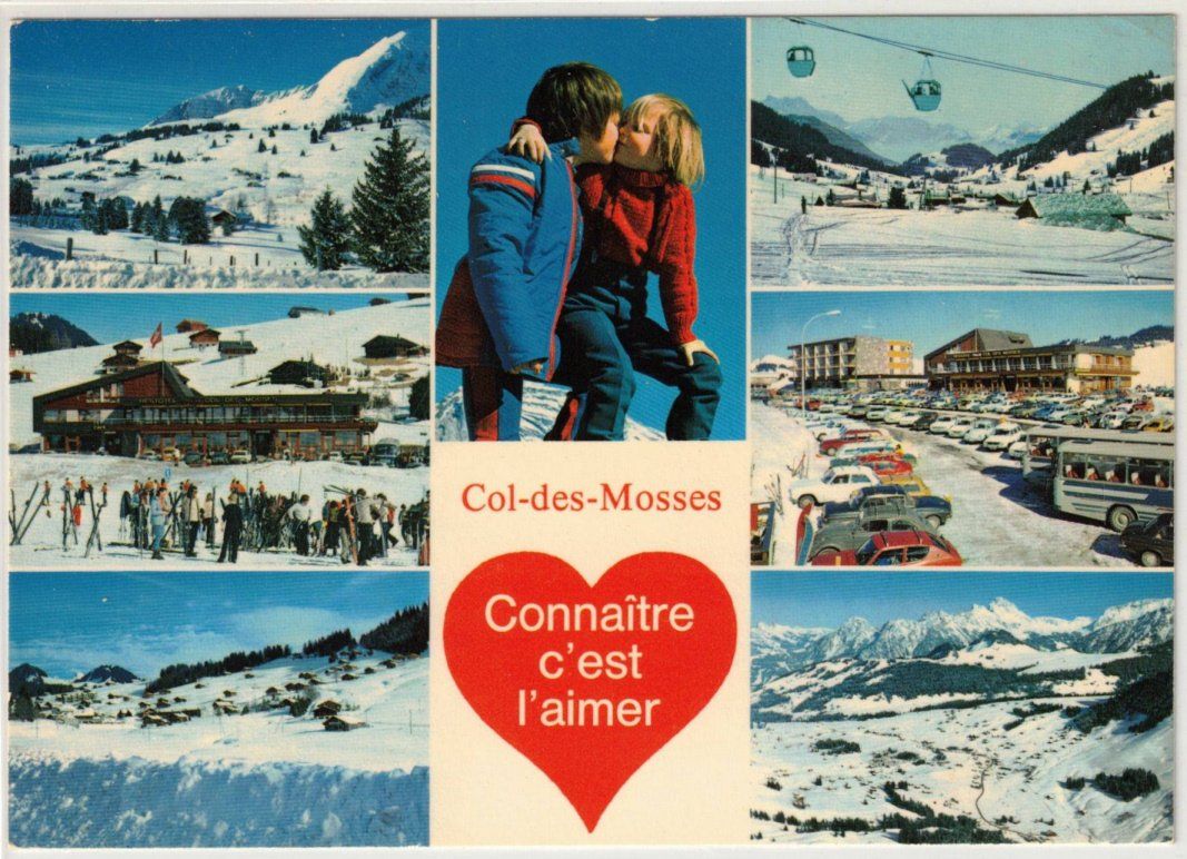 Cartoline postali: Col des Mosses - 8 Bild AK – Usato da Binningen venduto da Mountainrider