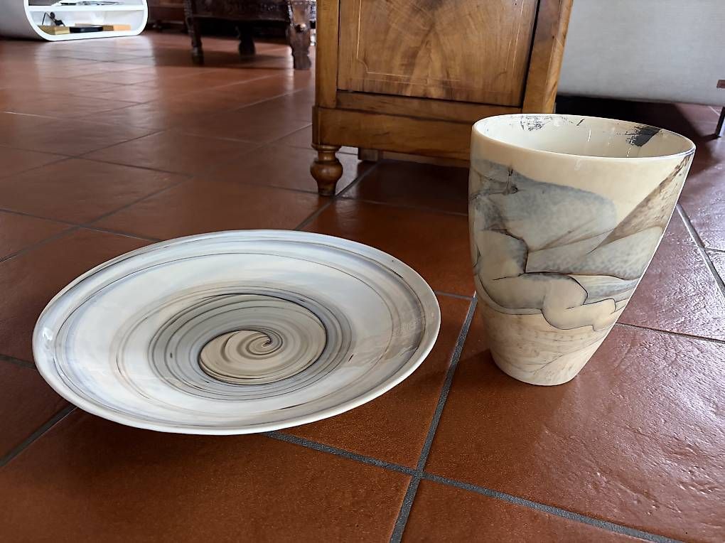 Plateaux: Vassoio e vaso  – Neuf avec emballage d'origine à Cureglia par Alevintage74 2