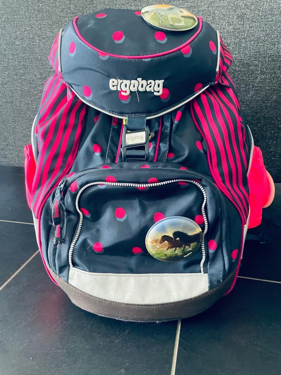 Ergobag Kindertaschen: Ergobag Schulrucksack Set mit Regenhuelle gebraucht – Gebraucht aus Dottikon von Wolf83 1