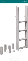 Flexa Etagenbett Classic braun lasiert mit Stoff Taschen 