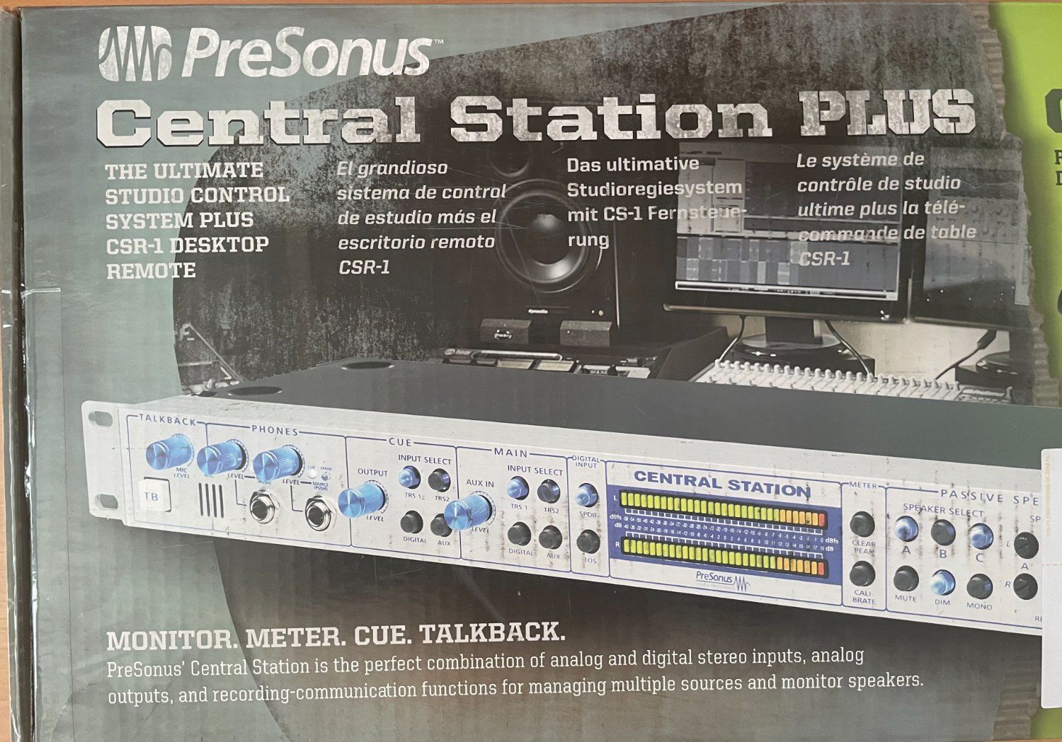 Sistema di controllo: PreSonus Central Station PLUS - Monitor Controller – Usato da Wangen b. Olten venduto da saintfiction