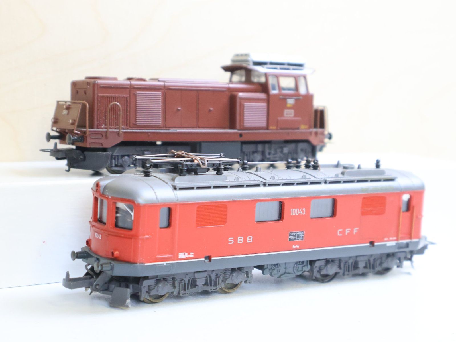 Lima Modelleisenbahnen: Lima Doppelpack 2 x SBB Bm 4/4 & Re 4/4 E-Lok H0 DC – Gebraucht aus Winterthur von Monstera