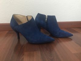 Stiefeletten Guess blau Wildleder gebraucht guter Zustand