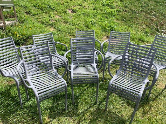 Chaises: 8 chaises de jardin – D'occasion à Zinal par sar_nc99