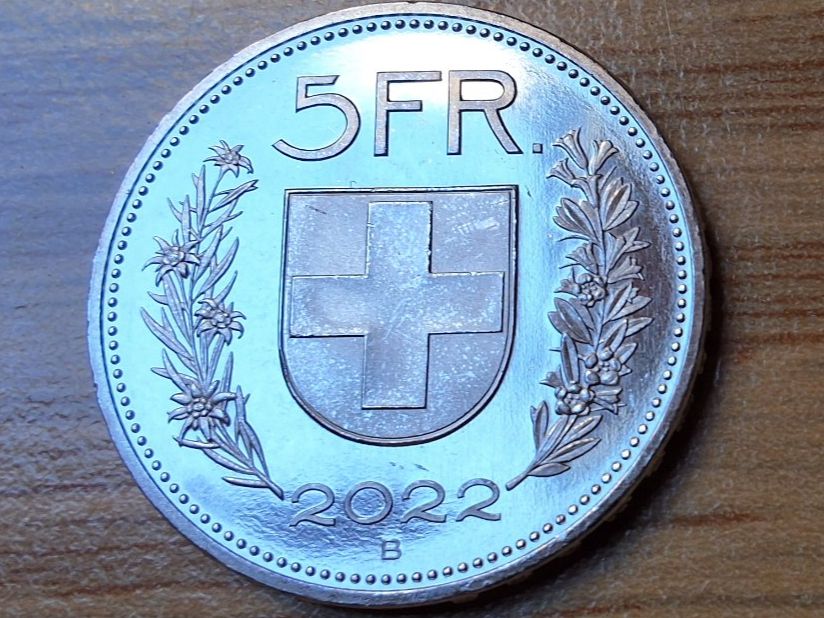 Tutti le monete: 5 Franken 2022 - unzirkuliert! – Usato da Münchenstein venduto da purbach1 4