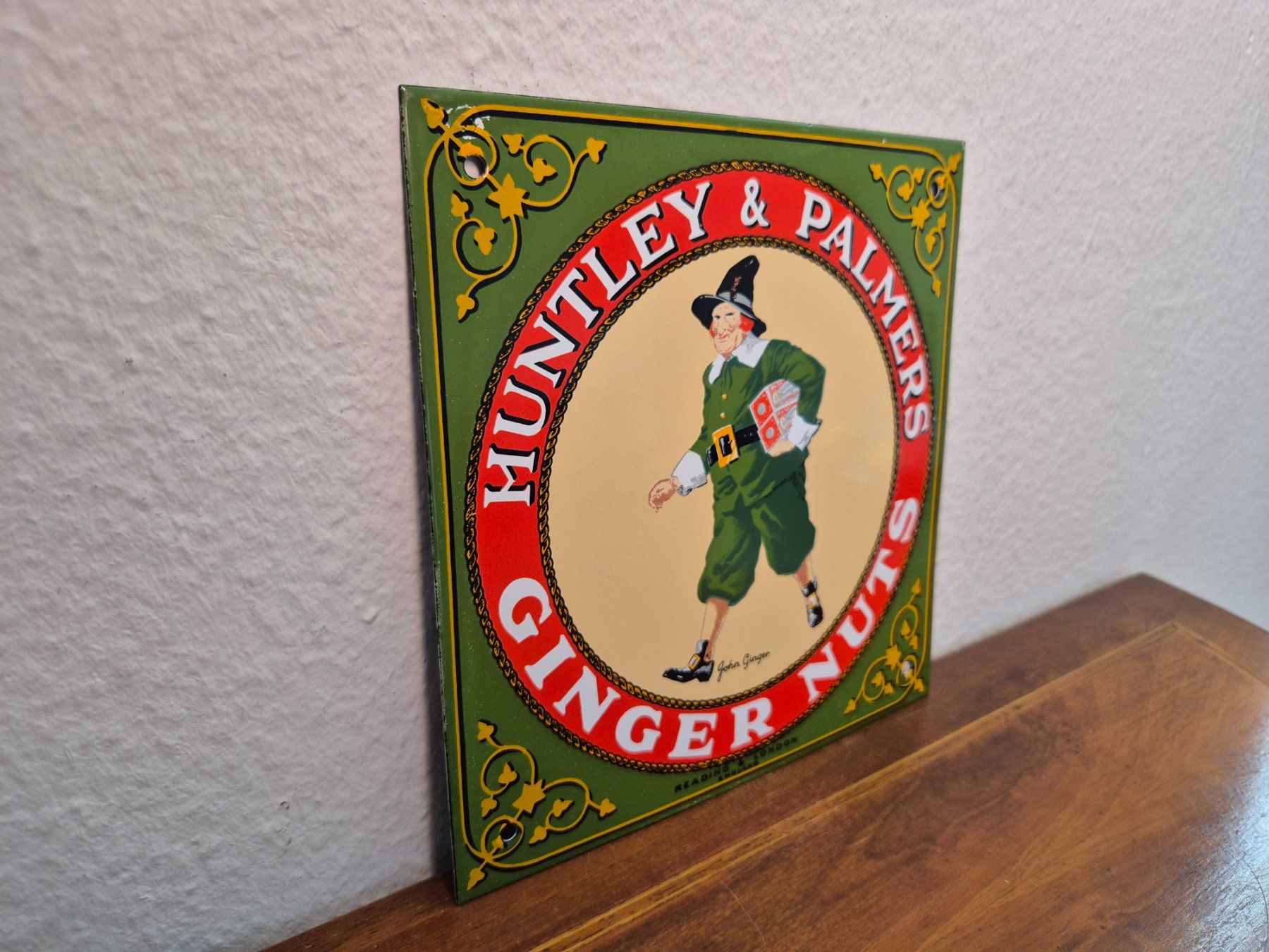 Schilder: Emailschild Huntley Palmers Ginger Nuts Logo Emaille Schild – Gebraucht aus Schaffhausen von pfanis09 5