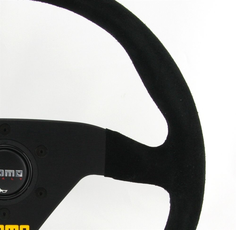 Tutti pezzi di ricambio auto: Momo Wildleder Sportlenkrad Modell MOD. – Nuovo e nell'imballaggio originale da Moers venduto da BMS-Racing 2