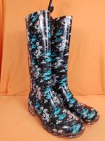 Apollo Gummistiefel Regenstiefel Totenkopf Gr. 37