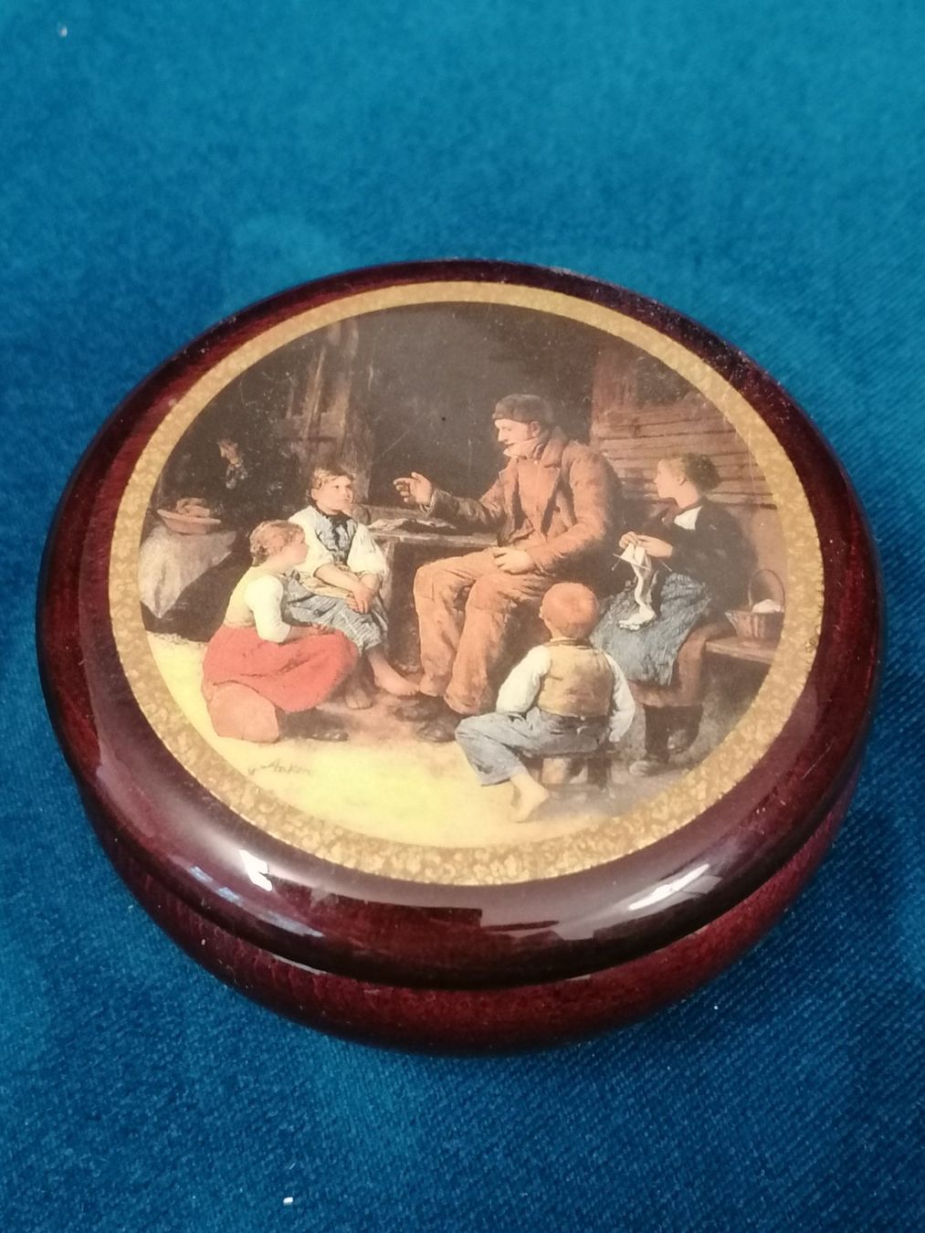 Spieldosen: Musikdose / Schmuckdose - "Albert Anker" – Gebraucht aus Basel von vintagecollector