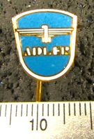 ADLER MOTORRAD LOGO ENAMEL ANSTECKNADEL VINTAGE GOLDIG
