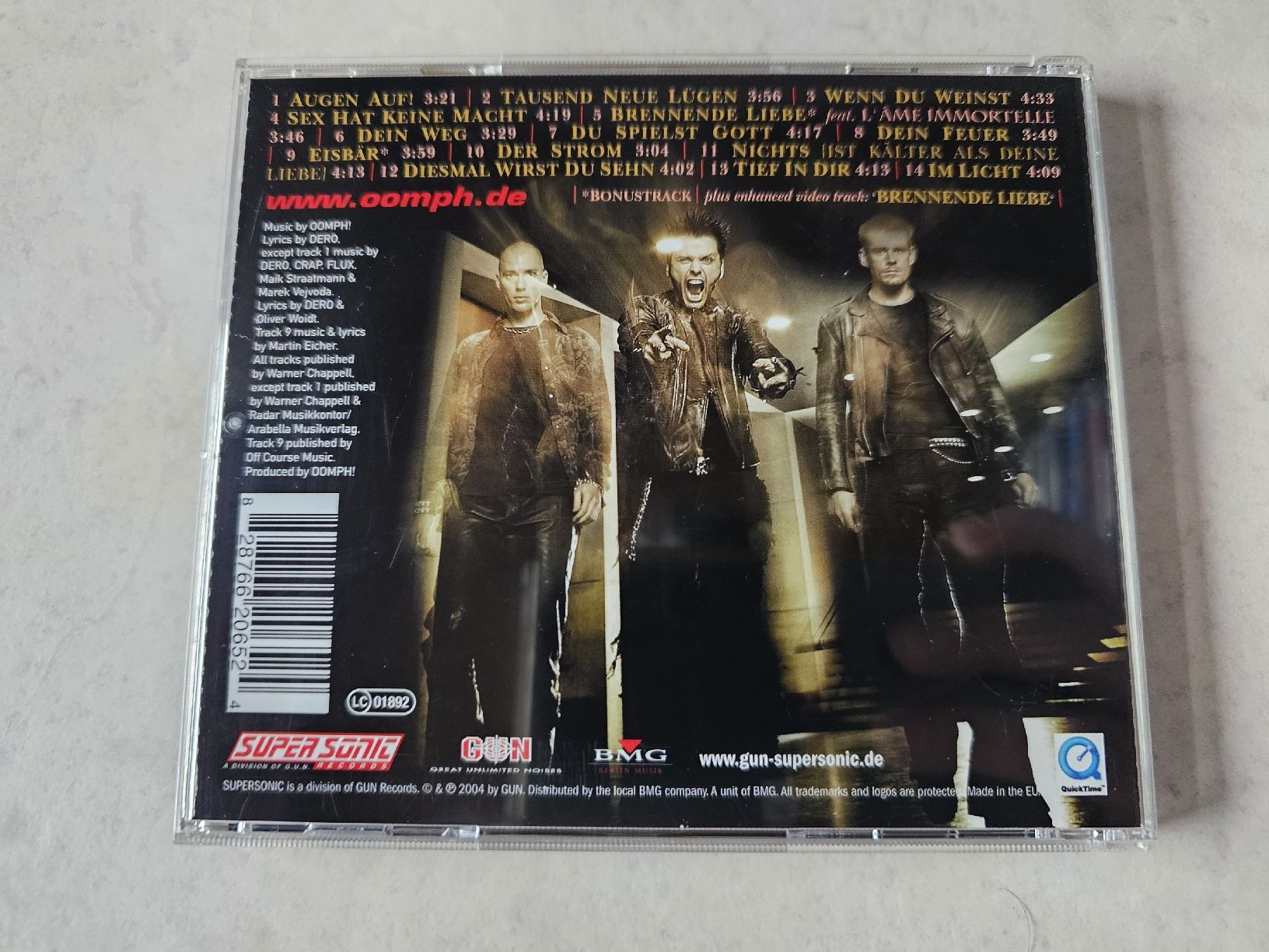 CD: Oomph  -  Warheit oder Pflicht – Usato da Schneisingen venduto da backstore24 1