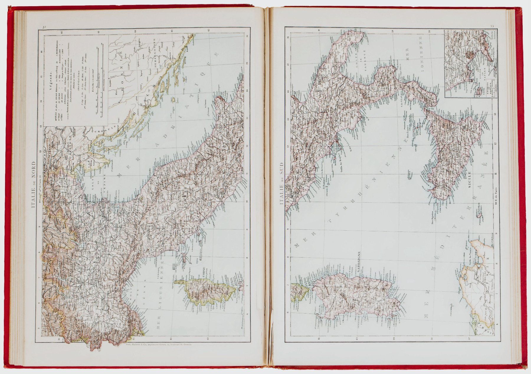 Libri: ATLAS MANUEL de - 1880 "Géographie Moderne" – Usato da Onex venduto da gonsla 9