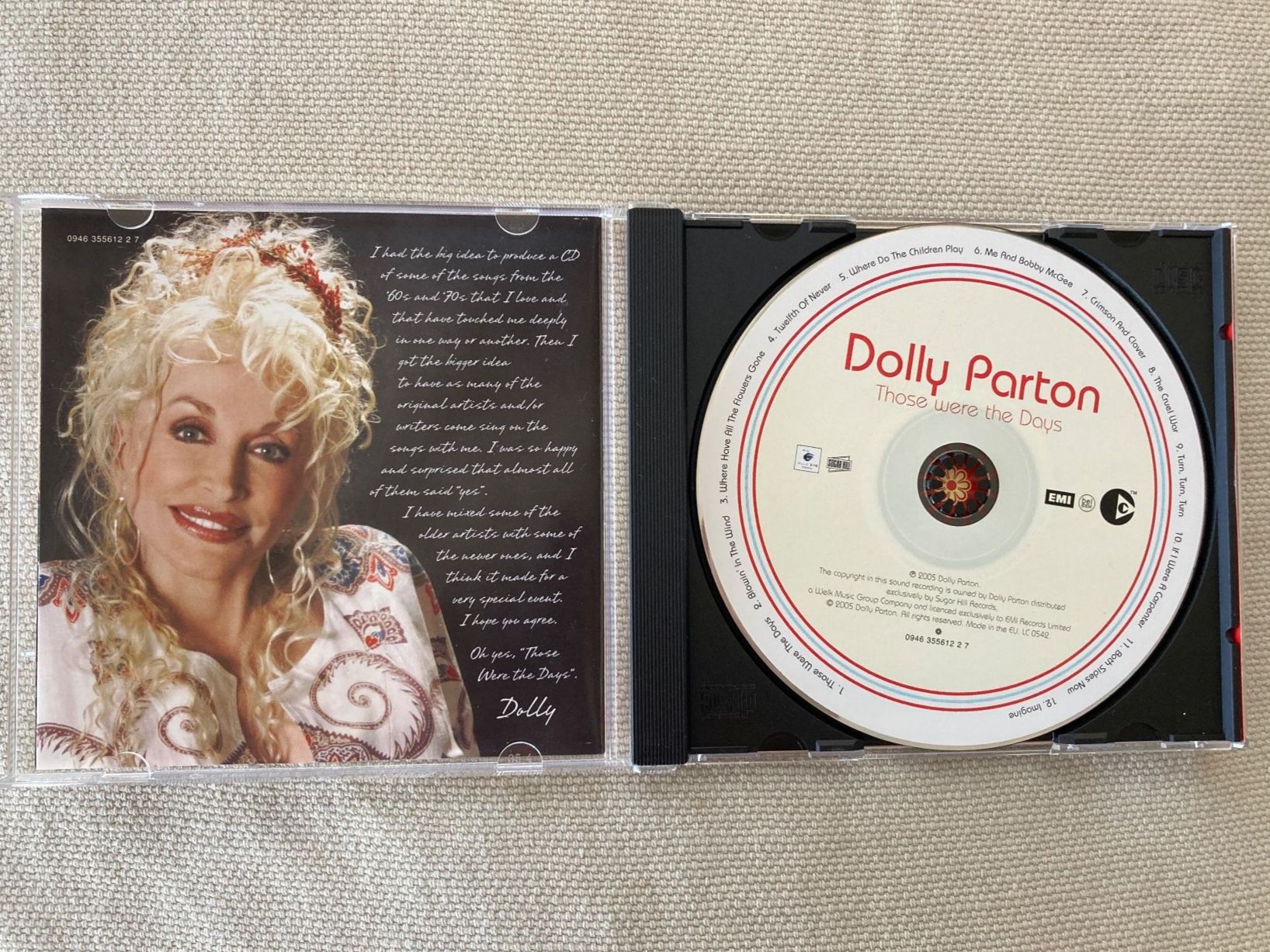 CDs: CD, Dolly Parton, Those were the days – Gebraucht aus Baden von Yoyo1 2