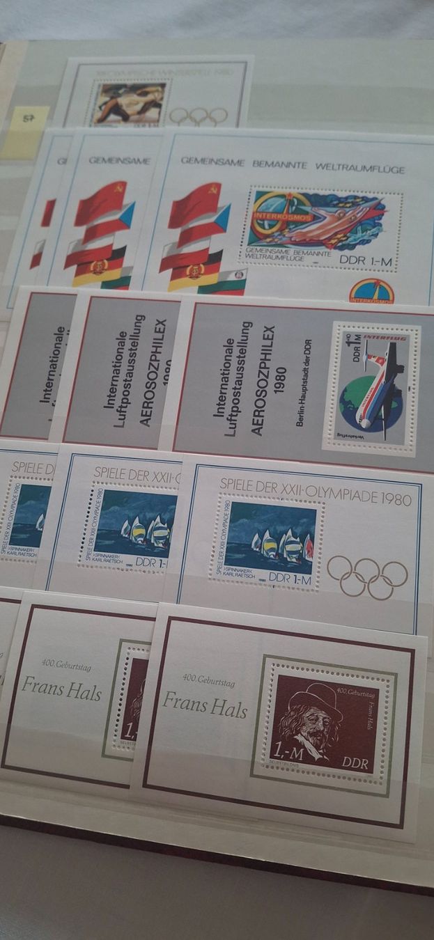 Tutti i francobolli: Briefmarken Blöcke DDR – Usato da Lachen SZ venduto da Isuma 3