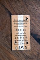3.Kl. WAB Spezialbillet Interlaken Ost I - Mürren - 1932
