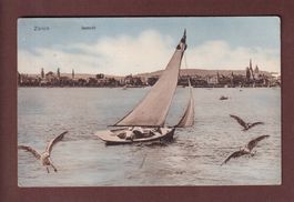 ZÜRICH - Seemotiv - 1913 // Rück verletzt //
