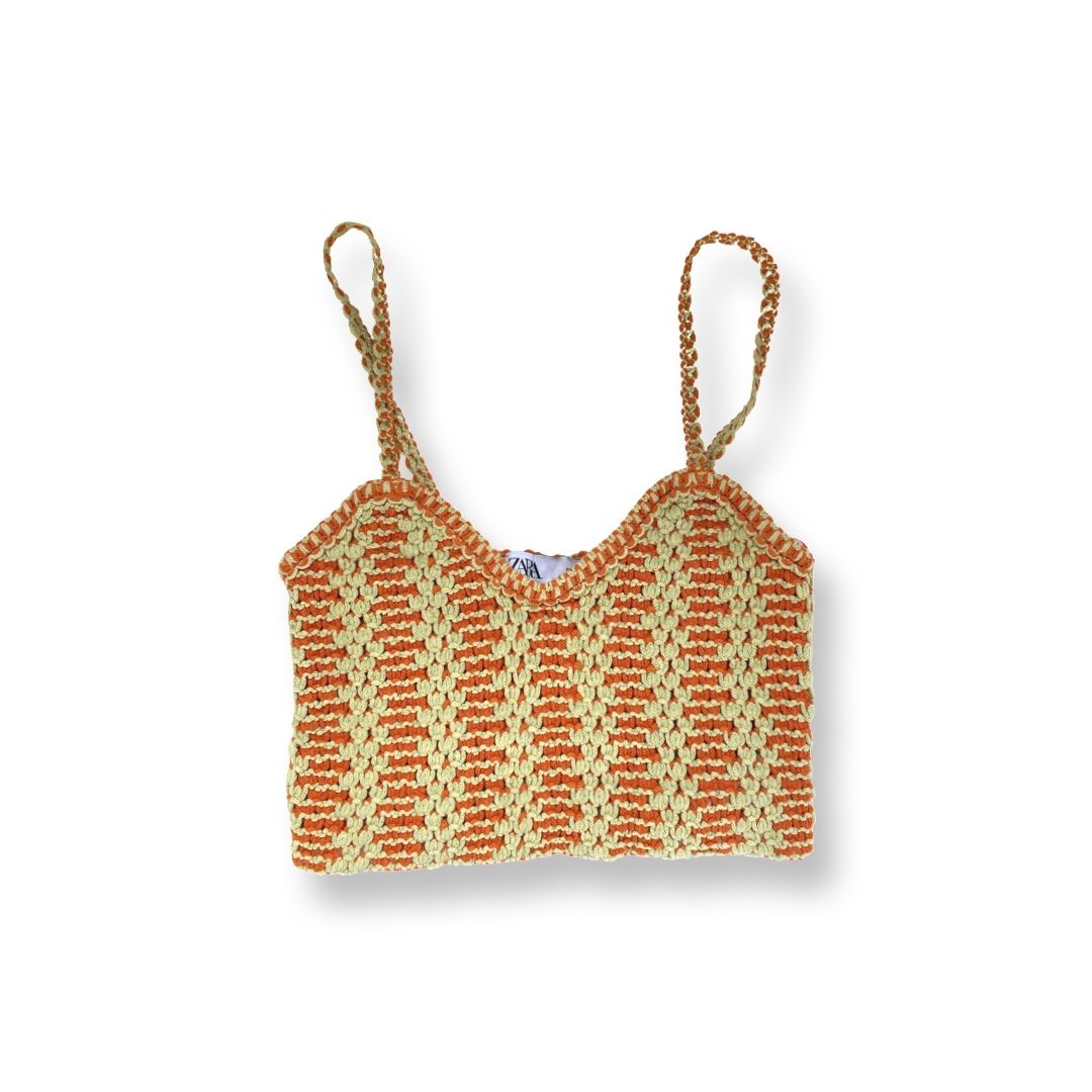 Zara Top: ZARA kurzer Stricktop - neu - – Nuovo (secondo la descrizione) da Jona venduto da vanessasupermarket20 4