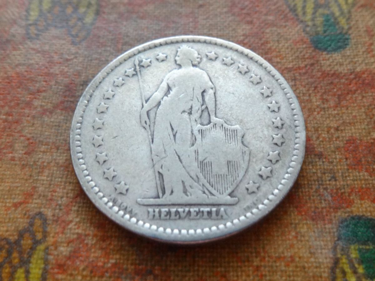 Tutti le monete: 2 Fr. 1894  (D) – Usato da Romanel-sur-Lausanne venduto da Swift13 1